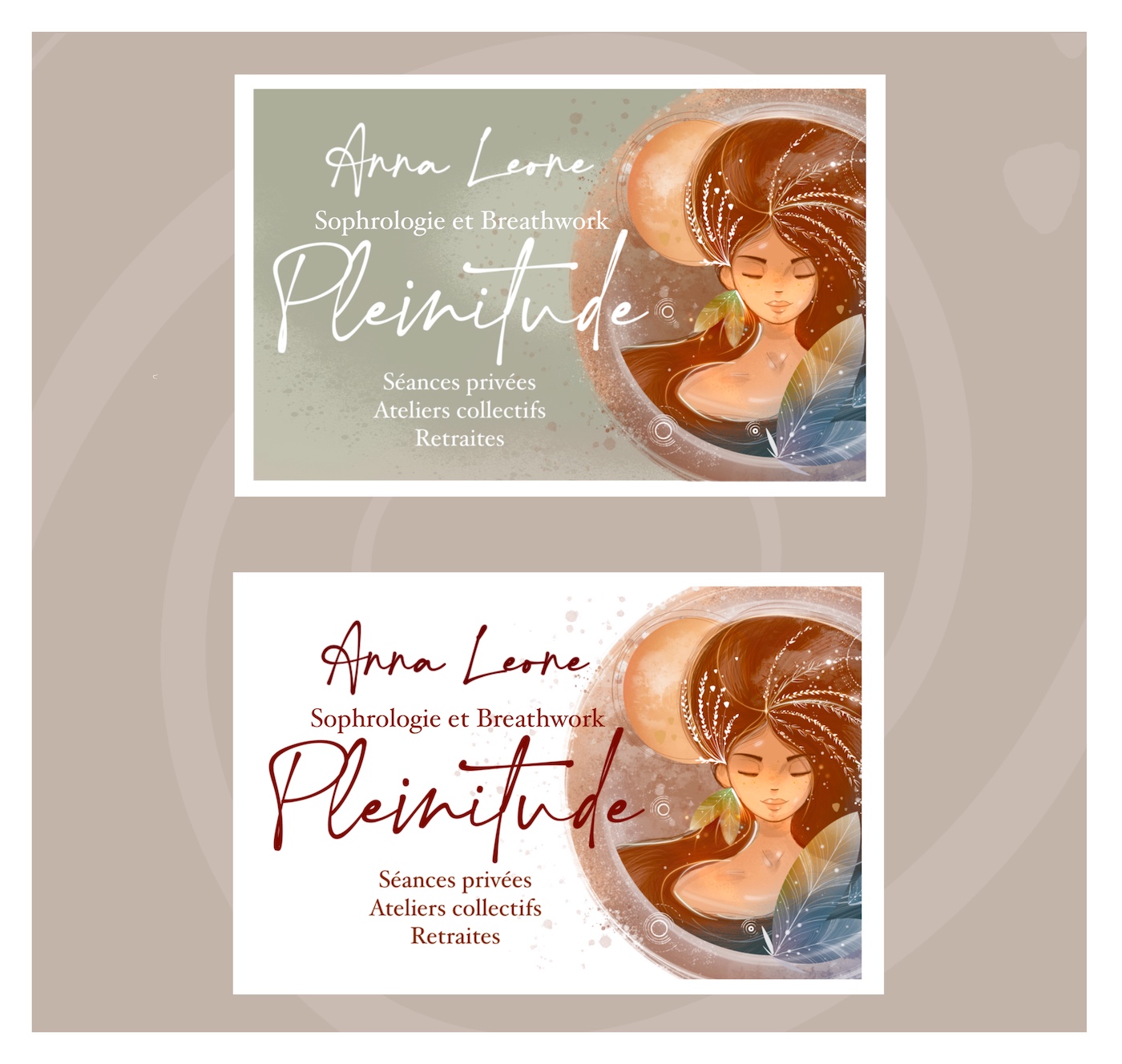 Carte de Visite Logo Pleinitude